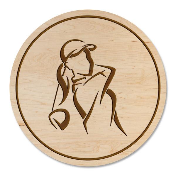 Golf Coaster Female Golfer