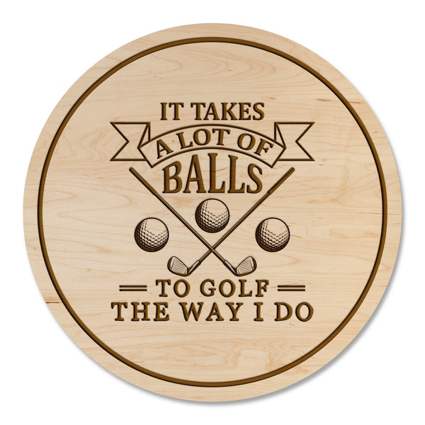 Golf Coaster A Lot of Balls