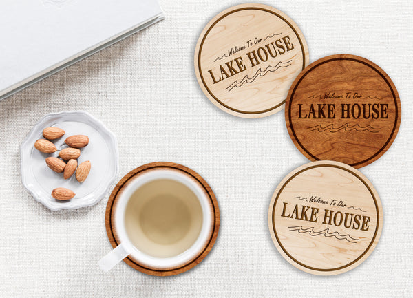 Welcome To Our House Coaster Lake House