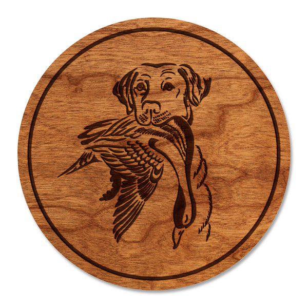 Duck Hunting Coaster Retriever with Duck