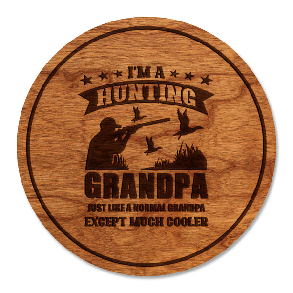 Duck Hunting Coaster Hunting Grandpa