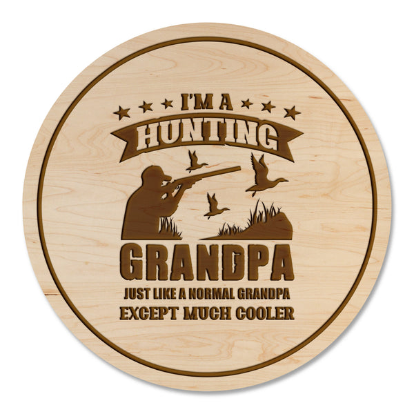 Duck Hunting Coaster Hunting Grandpa