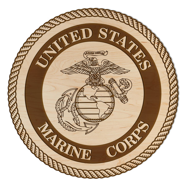 Non Collegiate Item Coaster Marines Seal