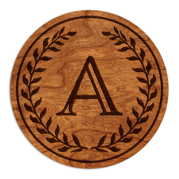 Letter Monogram Coaster A
