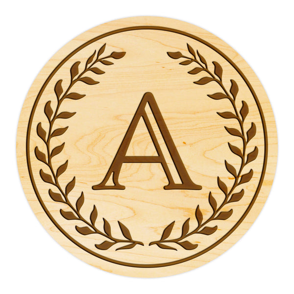 Letter Monogram Coaster A