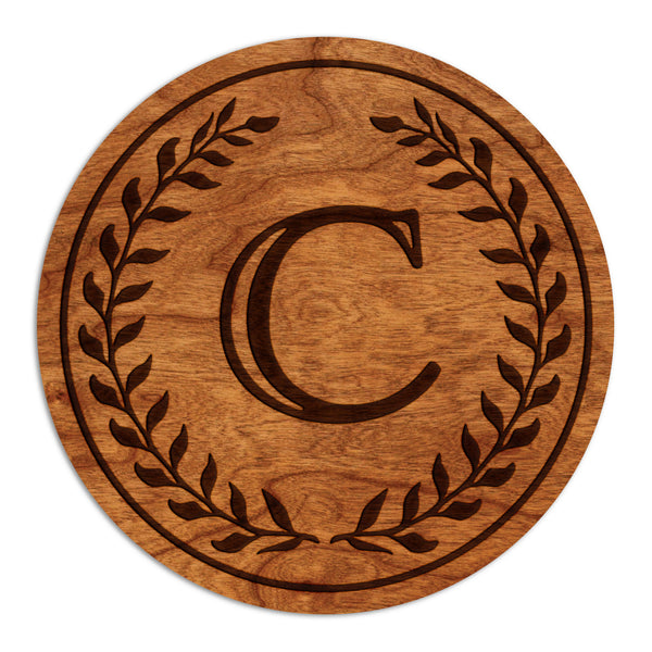 Letter Monogram Coaster C
