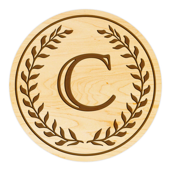 Letter Monogram Coaster C