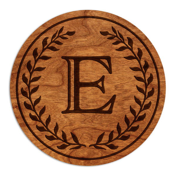 Letter Monogram Coaster E