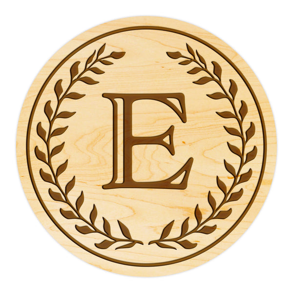 Letter Monogram Coaster E