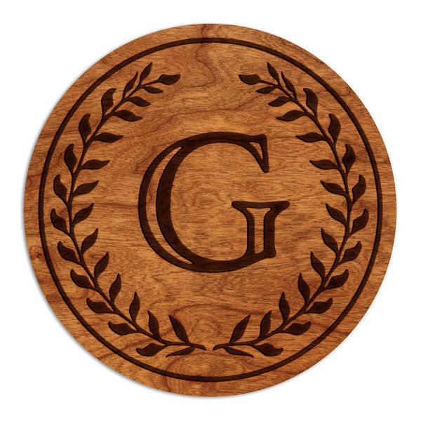 Letter Monogram Coaster G