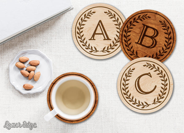 Letter Monogram Coaster G