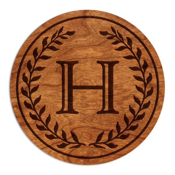 Letter Monogram Coaster H