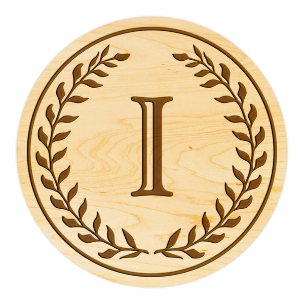 Letter Monogram Coaster I
