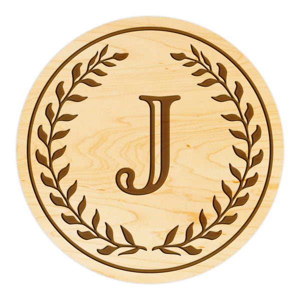 Letter Monogram Coaster J