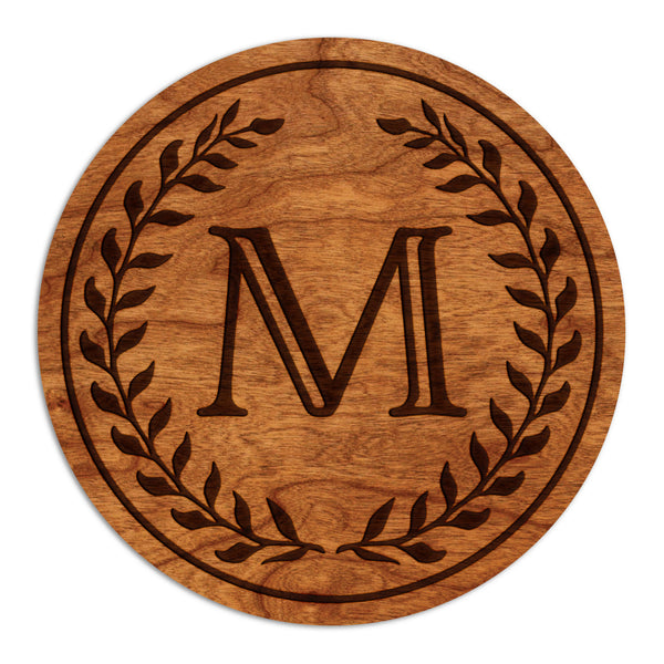 Letter Monogram Coaster M