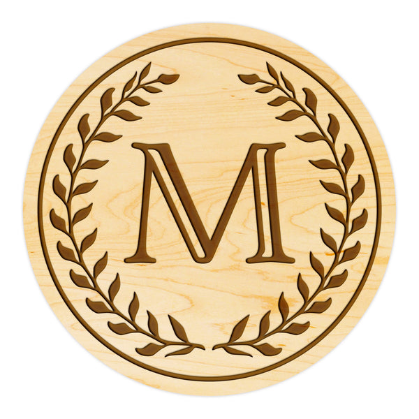 Letter Monogram Coaster M