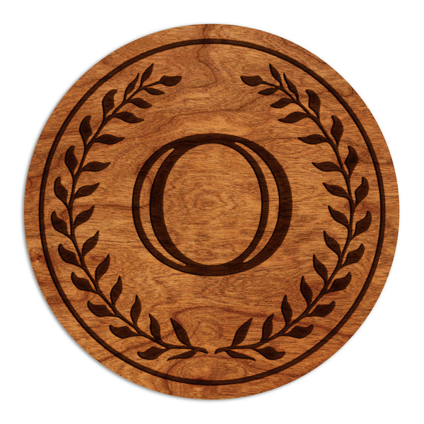 Letter Monogram Coaster O