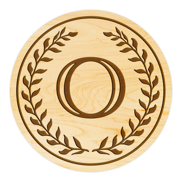 Letter Monogram Coaster O