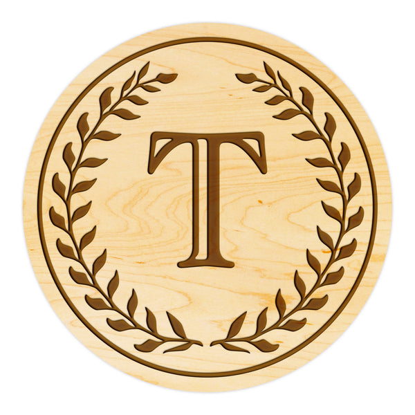 Letter Monogram Coaster T