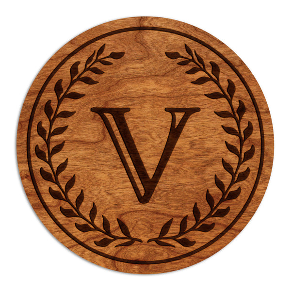 Letter Monogram Coaster V