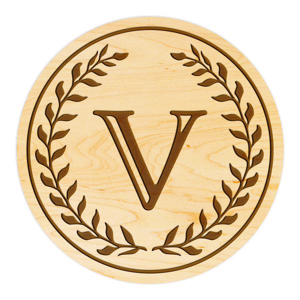 Letter Monogram Coaster V
