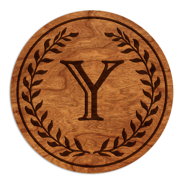 Letter Monogram Coaster Y