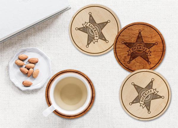 Sheriff Coaster Sheriff Badge 1