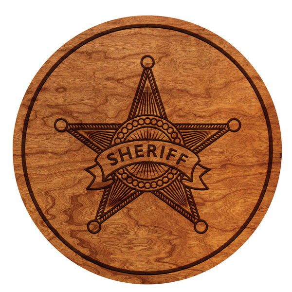 Sheriff Coaster Sheriff Badge 1