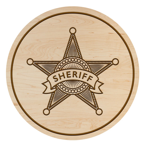 Sheriff Coaster Sheriff Badge 1