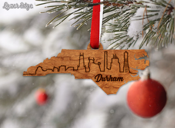 State Map Coaster Durham Skyline