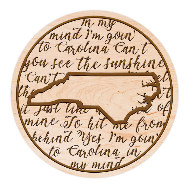 Lyrics Coaster NC In My Mind