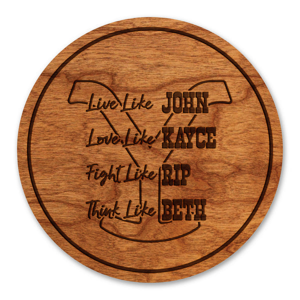 Yellowstone Coaster John Kayce Rib Beth