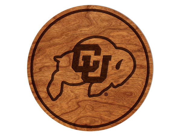 Colorado, University of Coaster Buffalo Logo