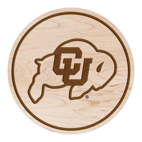 Colorado, University of Coaster Buffalo Logo