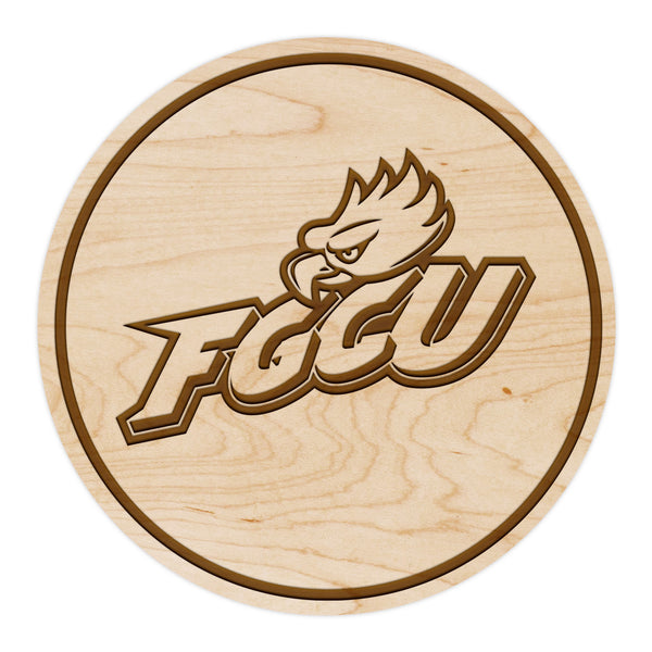 Florida Gulf Coast University Coaster Eagle Head with FGCU
