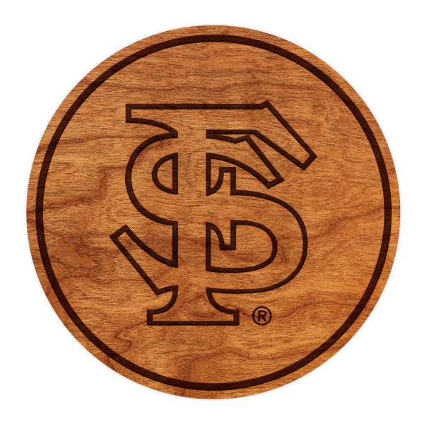 Florida State University Coaster Interlocked FS