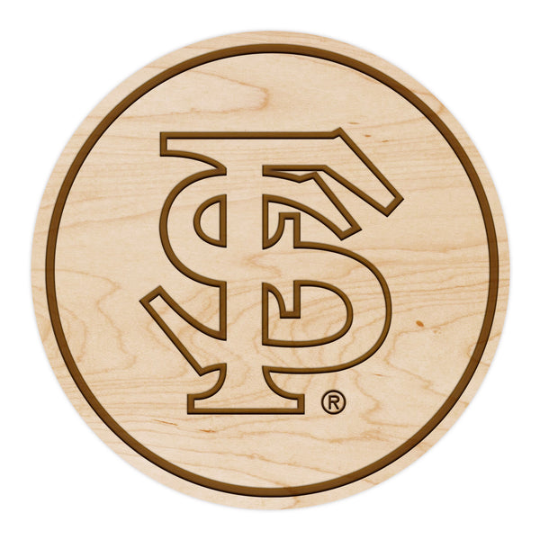 Florida State University Coaster Interlocked FS