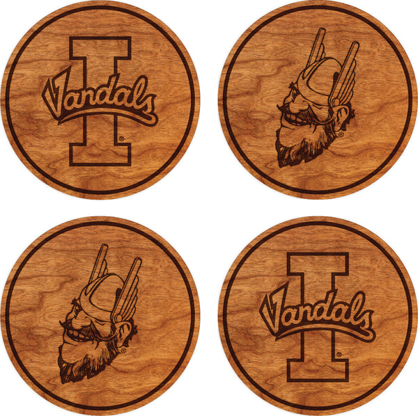 Idaho, University of Coaster Variety Pack Block I and Vandal Head