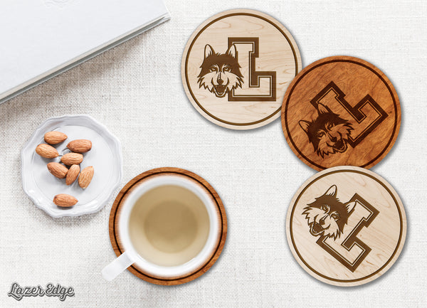 Loyola Chicago Coaster Block L Logo