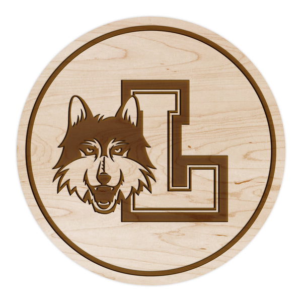 Loyola Chicago Coaster Block L Logo