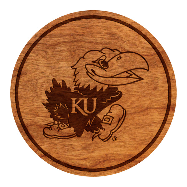 Kansas University Coaster Jayhawk