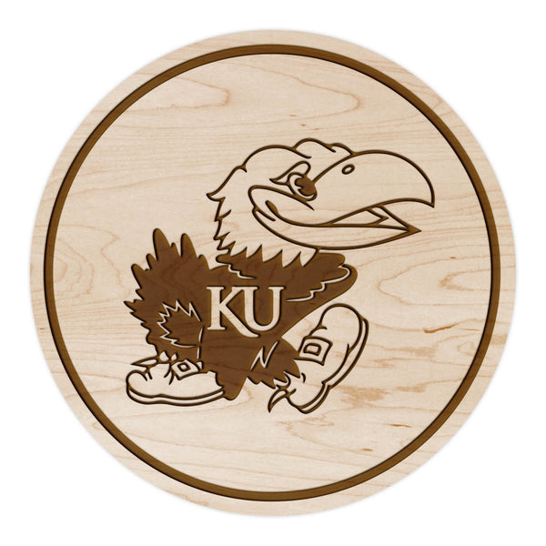 Kansas University Coaster Jayhawk