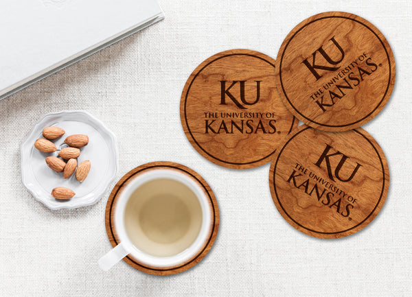Kansas University Coaster KU Kansas