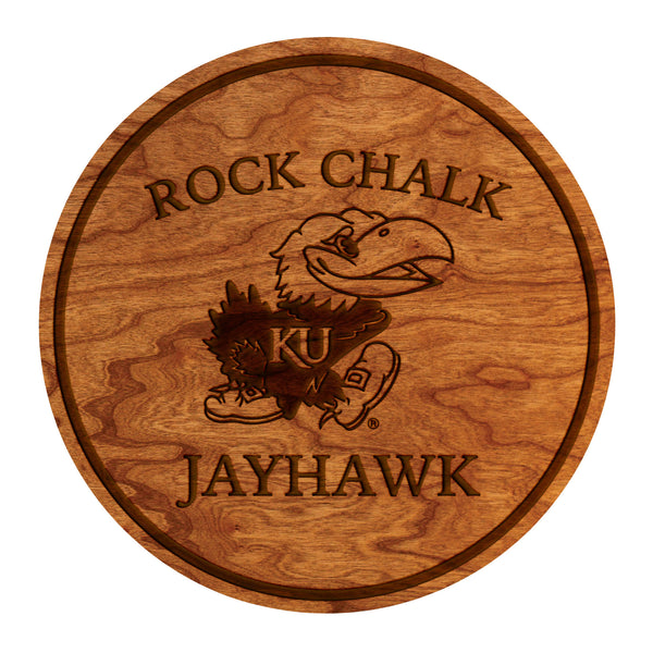 Kansas University Coaster Rock Chalk Jayhawk