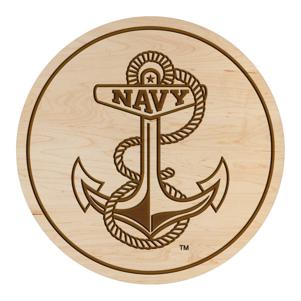 US Naval Academy Coaster Anchor