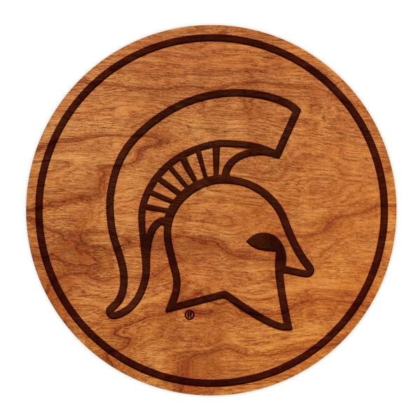 Michigan State University Coaster Spartan Helmet