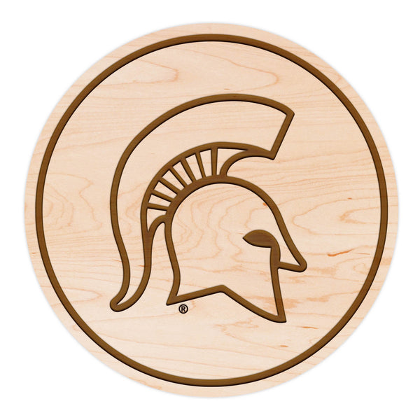 Michigan State University Coaster Spartan Helmet