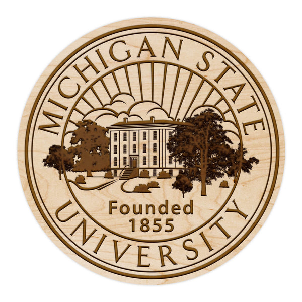 Michigan State University Coaster Seal