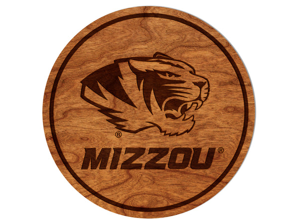 Missouri, University of Coaster Tiger Head