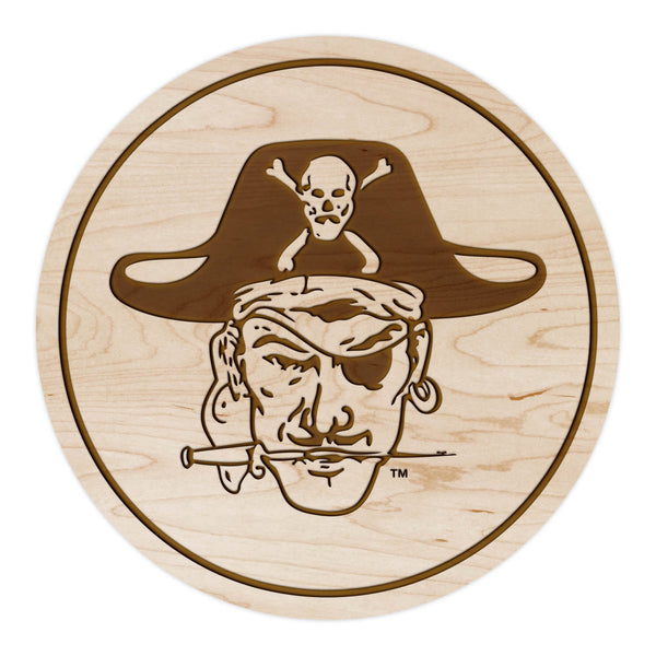 East Carolina University Coaster Vault Pirate